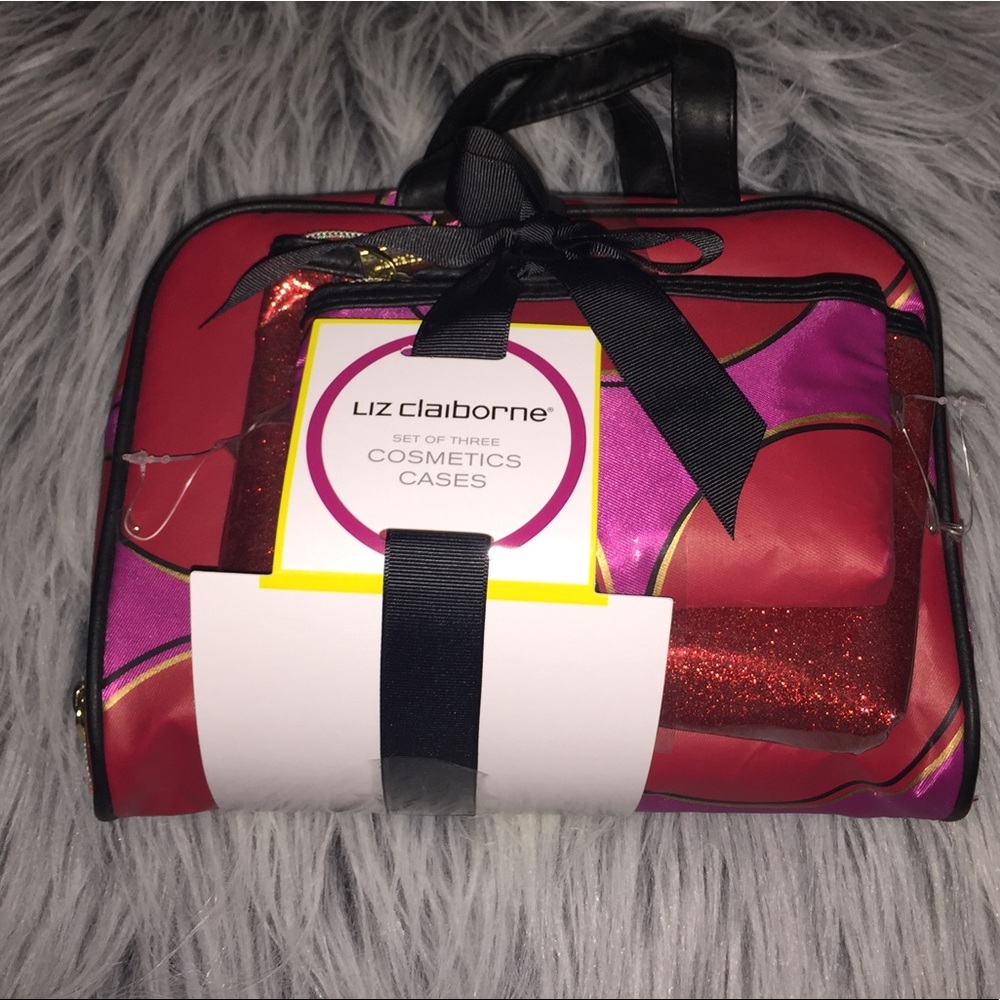 Set of three Cosmetic Cases.